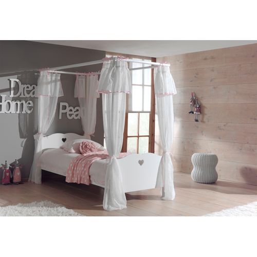 Betthimmel VIPACK "Amori", weiß, B:100cm H:195cm, Polyester, Betthimmel, Betthimmel