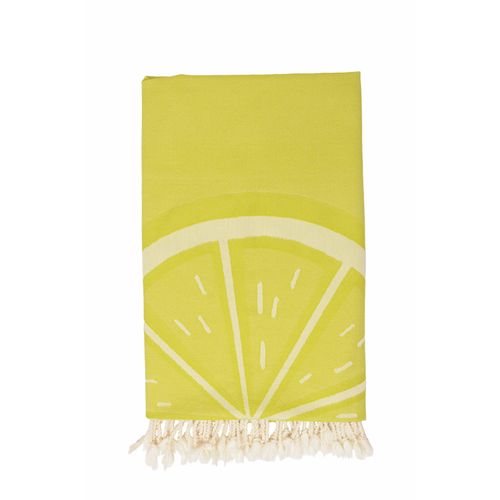 Hamamtuch WEWO FASHION "9850ST", gelb (lime), B:100cm L:180cm, Jacquard, Baumwolle, Handtücher, Hamamtuch