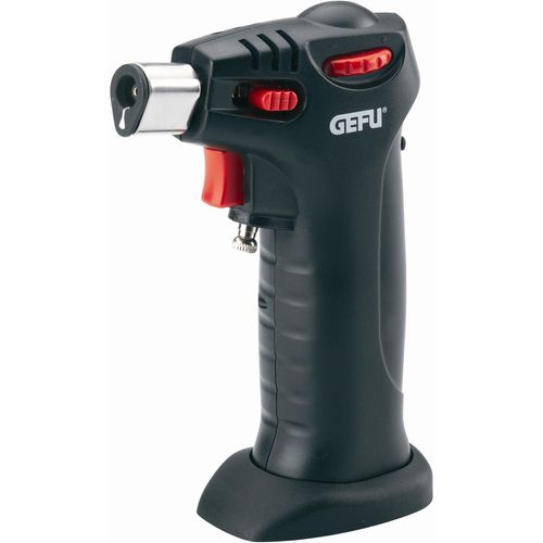 Flambierbrenner GEFU "CARMELLO", rot (schwarz, rot, silberfarben), Kunststoff, Flambierbrenner