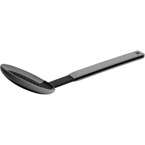 Schaumlöffel WOLL "Cook it", grau, B:11cm H:7,5cm, Kunststoff, Silikon, Kochlöffel, aus hochwertigem Kunststoff und Silikon