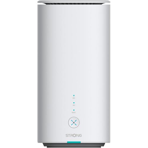 STRONG 4G/LTE-Router "5G, LTE bis 3,2 Gbit/s, WLAN bis 3 Gbit/s, WiFi 6", weiß, B:17,3cm H:11,1cm T:21,7cm, Router