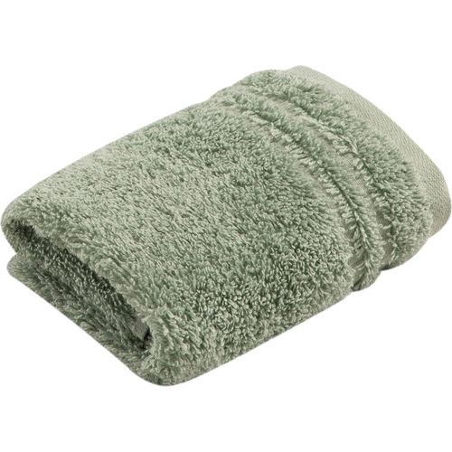 Seiftuch VOSSEN "Vienna Style Supersoft", grün (soft grün), B:30cm L:30cm, Walkfrottee, Walkfrottee, Handtücher, Waschlappen im Set, supersoft Baumwolle