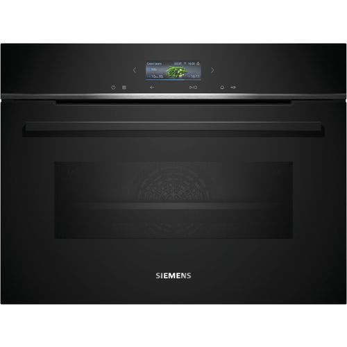 SIEMENS Backofen mit Mikrowelle "CM724G1B1", schwarz, B:59,4cm H:45,5cm T:54,8cm, Backöfen