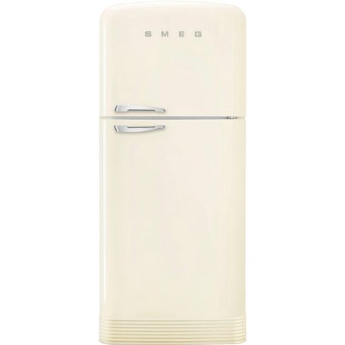 SMEG Kühl-/Gefrierkombination, Energieeffizienz: E (A-G), beige (creme), Rechtsanschlag, Kühlschränke