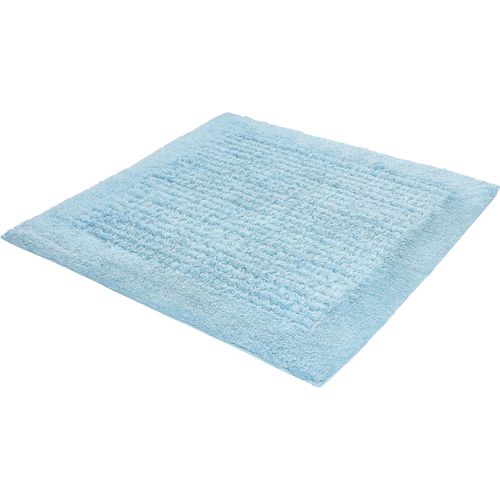 Badematte KLEINE WOLKE "Net", grün (opal), H:17mm, Baumwolle, Badematten, Badematte, Badteppich, Uni Farben, rutschhhemmend