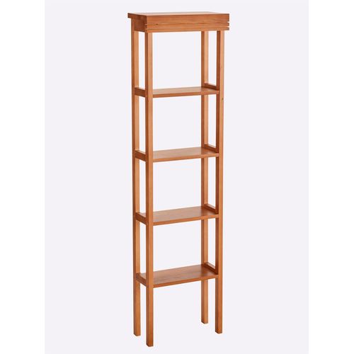 Badregal HEINE HOME, beige (natur), B:30cm H:110cm T:15cm, Holz, Regale