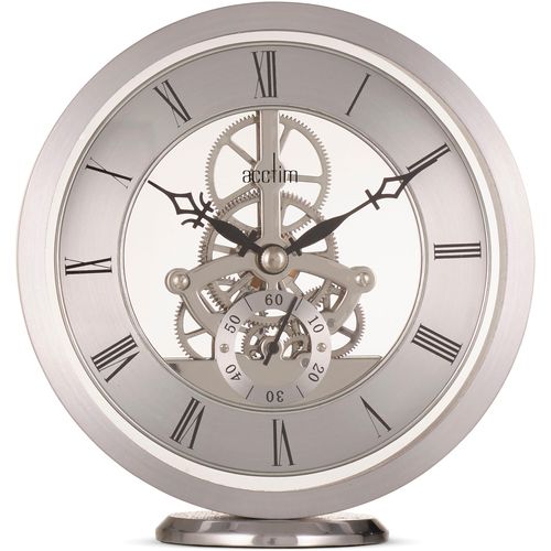 Tischuhr CHRISTOFFEL "Tischuhr Acctim -MILLENDEN-", silber (silberfarben), Tischuhren