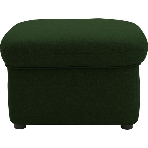 Hocker DOMO COLLECTION "Faenza", grün, B:60cm H:41cm T:60cm, 100% Polyester, Hocker, Polsterhocker, DOMO collection Hocker, in großer Farbvielfalt