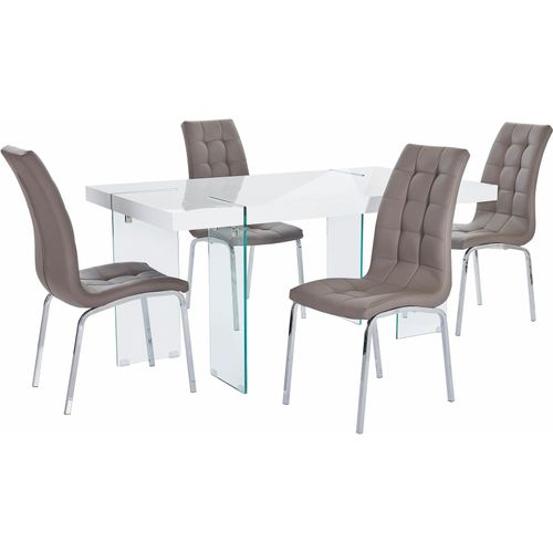 Essgruppe INOSIGN, braun (schlamm,), Sitzmöbel-Sets