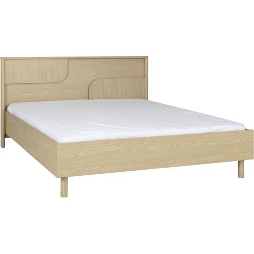 Einzelbett GAMI "Galys Bett 160 x 200", beige (eiche rookwood nachbildung, eiche rookwood nachbildung, eiche rookwood nachbildung), B:174cm H:103cm L:204cm, Betten, Bettgestell, Mit Beleuchtetem Kopfteil