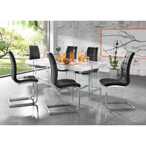 Essgruppe INOSIGN, schwarz (schwarz,), Sitzmöbel-Sets