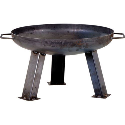 Feuerschale SIENA GARDEN "XXL anthrazit Ø 55 cm", grau (anthrazit), B:55cm H:37cm L:55cm Ø:55cm, Stahl, Feuerkörbe, langlebiges Produkt, Stahl unbehandelt