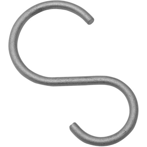 Gardinenhaken GARDINIA "S-Haken", silber, Ø:2,5cm, Metall, Gardinenbefestigungen, Gardinenhaken, Serie Gardinenstange Industrial Home