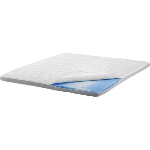 Topper MEISE.MÖBEL, weiß, B:100cm H:10cm L:200cm, Gelschaum, Topper