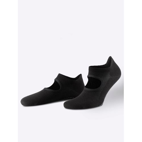 Sportsocken WÄSCHEPUR, Damen, Gr. 2, schwarz, 78% Baumwolle, 20% Polyamid, 2% Elasthan, Socken Sportsocken