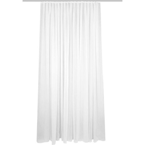 Gardine HEINE HOME Gr. 1, weiß, B:250cm H:120cm, Polyester, Gardinen