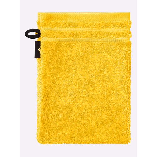 Handtuch VOSSEN Gr. 6, gelb (sonnengelb), B:30cm L:30cm, 100% Baumwolle, Handtücher