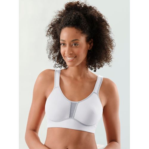 Sport-BH VIANIA, Damen, Gr. 80, Cup C, weiß, 47% Polyamid, 41% Polyester, 12% Elasthan, BHs Sport-BH Sportbekleidung