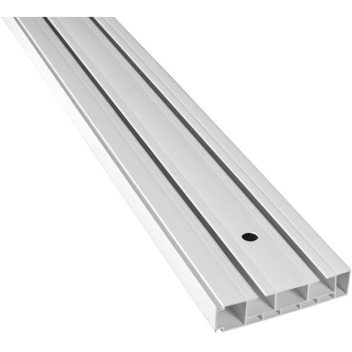 Gardinenschiene SN DECO GROUP "Vorhangschiene SH (2)" Gr. 5, weiß, L:240cm T:7,7cm, Kunststoff, Gardinenstangen, Gardinenschiene