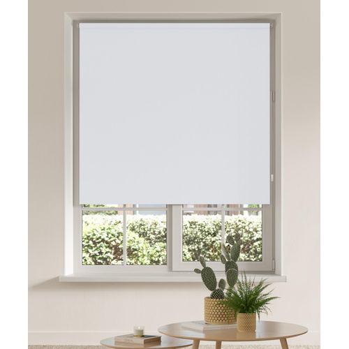 Seitenzugrollo MY HOME "THEMSE" Gr. 2, weiß (schneeweiß), B:50cm H:150cm, Polyester, Rollos, Seitenzugrollo, Bestseller mit über 3000 4,5-Sterne-Bewertungen, Klemmträger