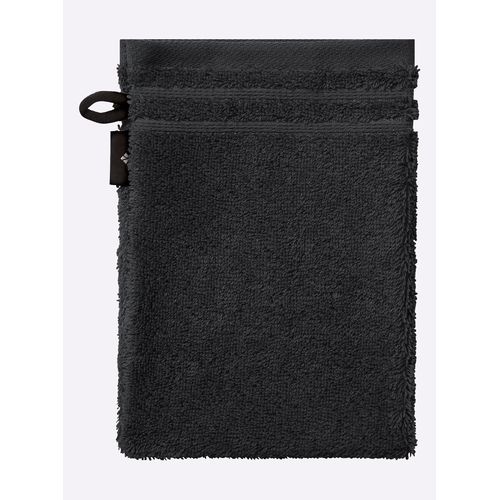 Handtuch VOSSEN Gr. 1, schwarz, B:50cm L:100cm, 100% Baumwolle, Handtücher