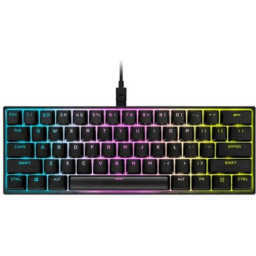 Gaming Tastatur Corsair K65 RGB MINI 60% Mechanical Gaming Schwarz Qwerty Spanisch