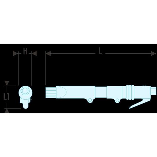 Facom Druckluft-Nadelabklopfer