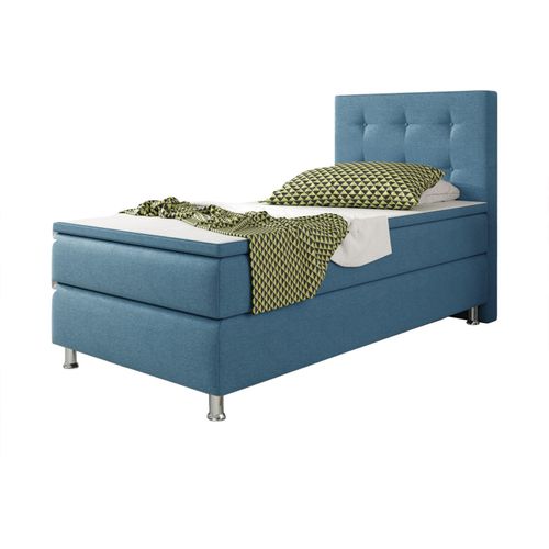 Inter Handels Boxspringbett Köln, 90x200, Blau