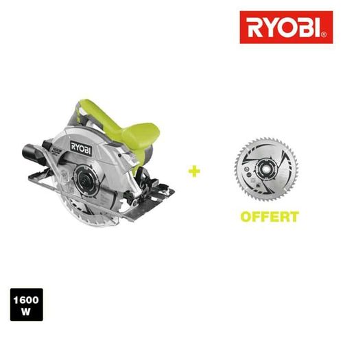 Kreissäge RYOBI 1600W 66mm - zwei Klingen 48 Zähne RCS1600-K2B
