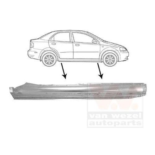 VAN WEZEL 0815104 Schweller Reparaturblech Einstiegblech Rechts für CHEVROLET Aveo / Kalos Schrägheck (T250, T255) Aveo / Kalos Limousine (T250, T255)