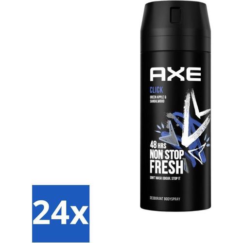 Axe Deodorant Body Spray Click 150 ml - Vorteilspack - 24 Stücke