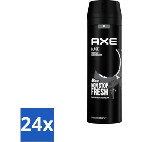 Axe Deodorant Bodyspray Schwarz 200 ml - Vorteilspack - 24 Stücke
