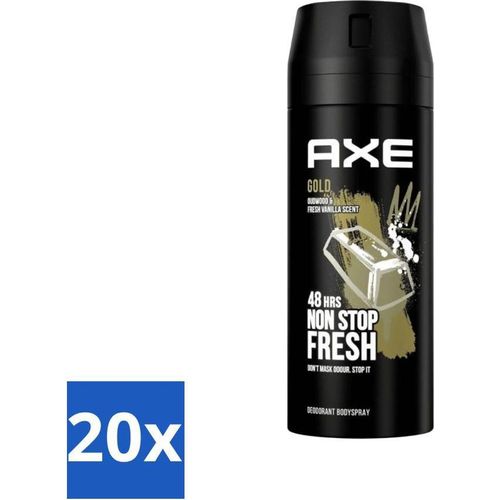 Axe Deodorant Body Spray Gold 150 ml - Vorteilspack - 20 Stücke