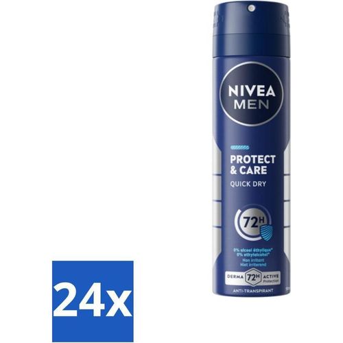 NIVEA Men Deodorant Spray Protect & Care 150 ml - Vorteilspack - 24 Stücke