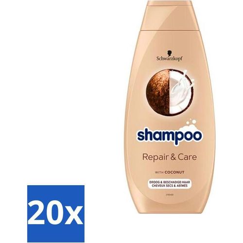 Schwarzkopf - Shampoo Repair & Care - Regeneriert geschädigtes Haar - 400 ml - Vorteilspack - 20 Stücke