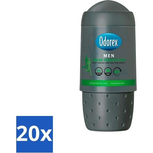 Odorex Deodorant Roller für Männer Frischer Schutz 50 ml - Vorteilspack - 20 Stücke