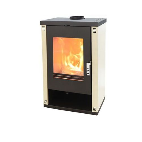 Kaminofen Ofen Holzofen Verso Theia Weiß BImSchVII 9kw EEK- A+