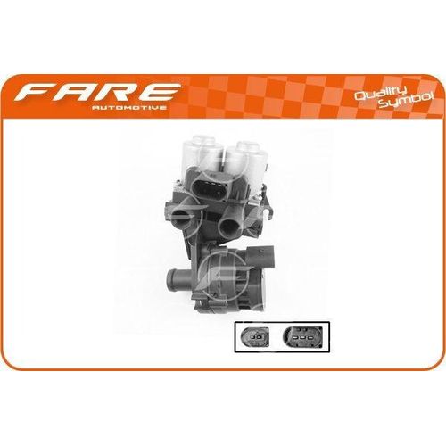 FARE SA Kühlmittelregelventil Kühlmittelabsperrventil 15150 für AUDI A6 Avant (4F5, C6) 0,75kg