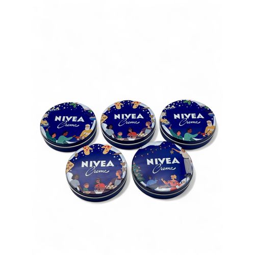 NIVEA Creme Limited Edition Motivdose (5x150 ml) – Hautpflege-Set für jeden Hauttyp