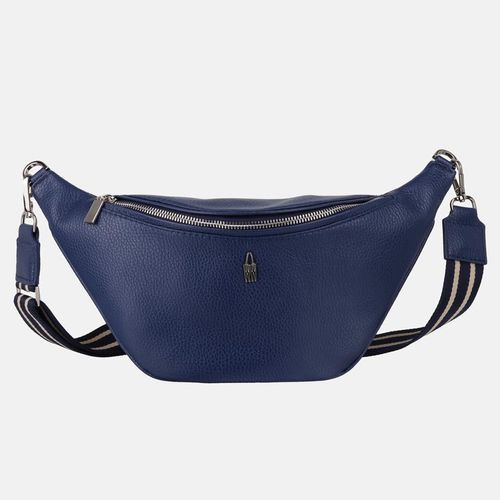 CAPRI - Umhängetasche aus marineblauem Leder