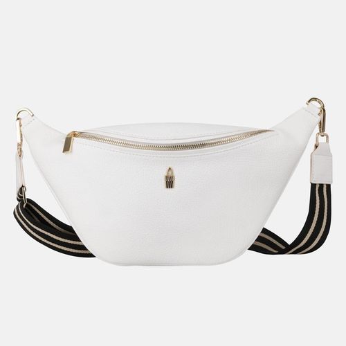 CAPRI - Umhängetasche aus weißem Leder
