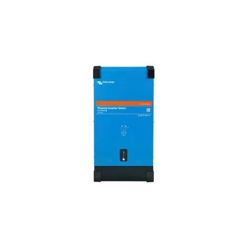 Wechselrichter VICTRON ENERGY "Phoenix 24/3000 Smart", schwarz (blau, schwarz), B:48,5cm H:28,5cm L:15cm, Kunststoff, Polychlorierte Biphenyle (PCB), Stahl, Wandler