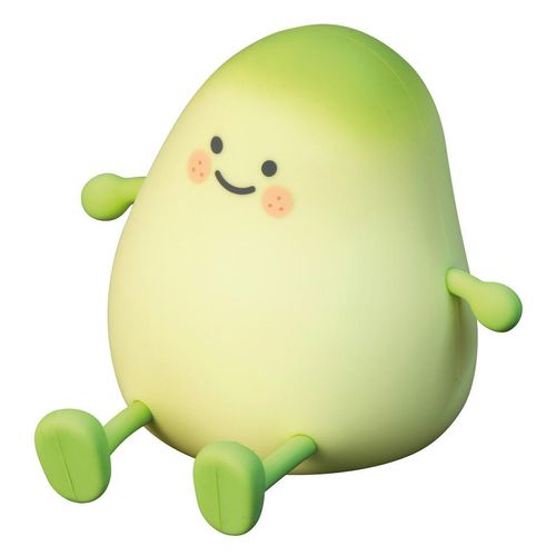 Kinder-Nachtlicht Lia , Hellgrün , Kunststoff , 12.2x11.6x12.2 cm , 3 Helligkeitsstufen, Timerfunktion, tragbar, kabellos, aufladbar über USB , Lampen