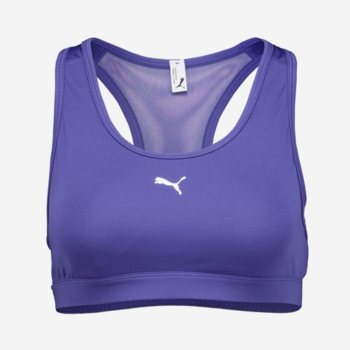 Violetter Sport-BH mit Logo