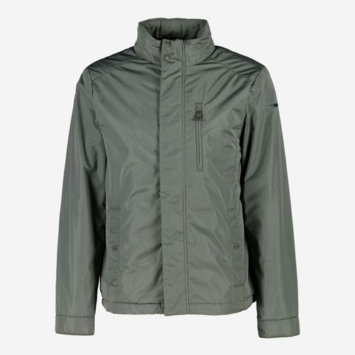 Grüne Litio Jacke mit versteckter Kapuze