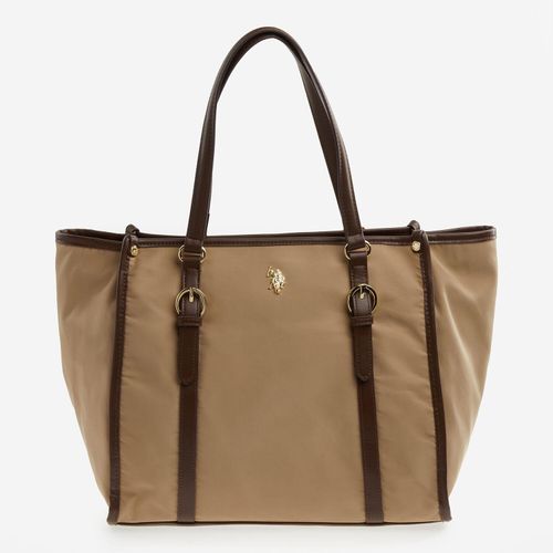 Beige-braune Tote Bag