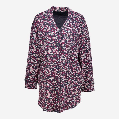 Mehrfarbiges Nachthemd mit Blumenmuster