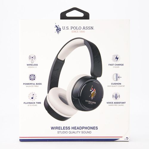 Schwarze kabellose Kopfhörer