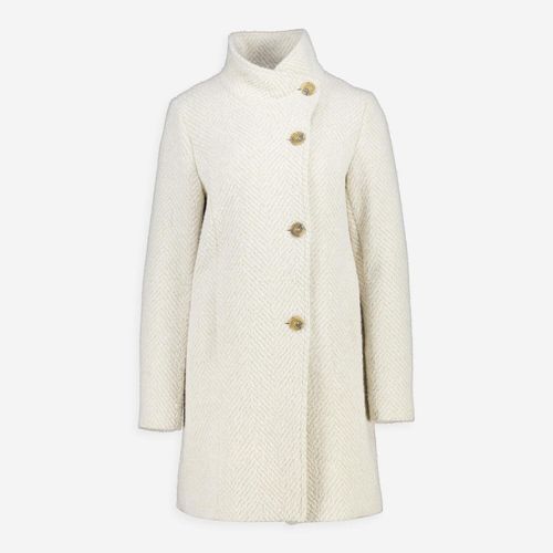 Beiger Mantel aus Wollmischung