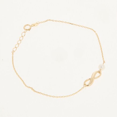 Armband aus 375er Gold mit Zwischenglied